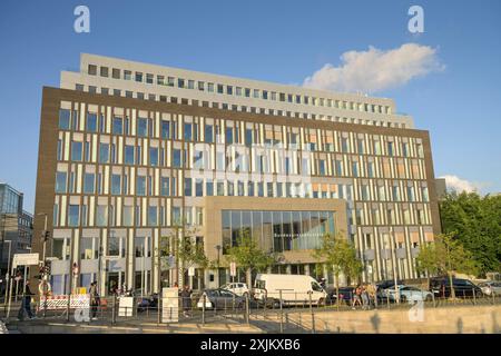 Chambre de la Conférence de presse fédérale, Schiffbauerdamm, Mitte, Berlin, Allemagne Banque D'Images