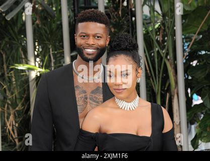 Alonzo B. Slater et MEA Wilkerson à la première de Los Angeles de 'Jurassic World Dominion' qui s'est tenue au TCL Chinese Theater à Hollywood, USA en juin Banque D'Images