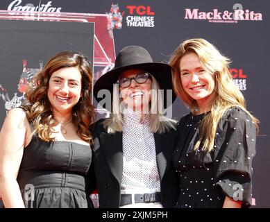 Diane Keaton lors de la cérémonie des mains et de l'empreinte Diane Keaton qui s'est tenue au TCL Chinese Theater à Hollywood, États-Unis, le 11 août 2022 Banque D'Images