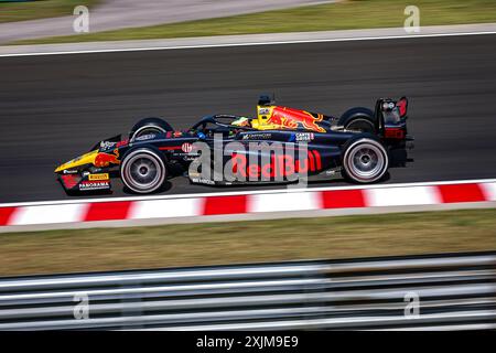 20 HADJAR Isack (fra), Campos Racing, Dallara F2 2024, action lors de la 9ème manche du Championnat FIA de formule 2 2024 du 19 au 21 juillet 2024 sur le Hungaroring, à Mogyorod, Hongrie - photo Xavi Bonilla / DPPI Banque D'Images