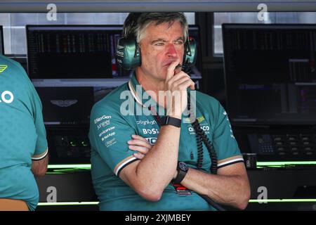 STEVENSON Andy, directeur sportif de l'écurie Aston Martin F1 Team, portrait lors du Grand Prix de Hongrie de formule 1 2024, 13e manche du Championnat du monde de formule 1 2024 du 19 au 21 juillet 2024 sur le Hungaroring, à Mogyorod, en Hongrie Banque D'Images