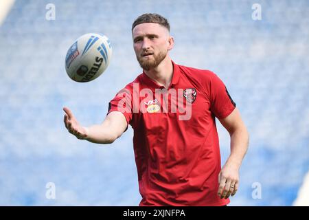 Huddersfield, Angleterre - 19 juillet 2024 - Ethan Ryan de Huddersfield Giants Rugby League Betfred Super League , Huddersfield Giants vs Salford Red Devils au stade John Smith, Huddersfield, Royaume-Uni Dean Williams Banque D'Images