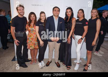 Assiste à l'inauguration estivale SkinSpirit Southampton Summer Pop-up au Southampton Inn à Southampton, NY, le 18 juillet 2024 (photo de David Warren /Sipa? USA) crédit : Sipa USA/Alamy Live News Banque D'Images