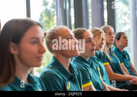 MatildaÕs annonce de l'équipe olympique pour Paris 2024. Picture:Thomas Lisson Banque D'Images