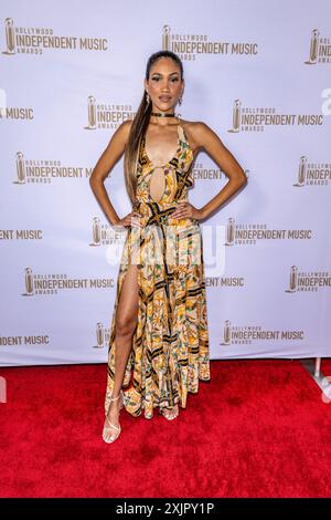 Los Angeles, États-Unis. 18 juillet 2024. La chanteuse Rubi Mar participe aux Hollywood Independent Music Awards 2024 à AVALON Hollywood et Bardot, Los Angeles, CA, le 18 juillet 2024 crédit : Eugene Powers/Alamy Live News Banque D'Images