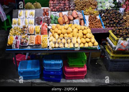 Étagère à fruits Banque D'Images