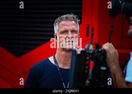 Ralf Schumacher (GER), ancien pilote F1 chez Williams, Jordan et Toyota lors du GP de Hongrie, Budapest 18-21 juillet 2024 Championnat du monde de formule 1 2024. Crédit : Independent photo Agency Srl/Alamy Live News Banque D'Images