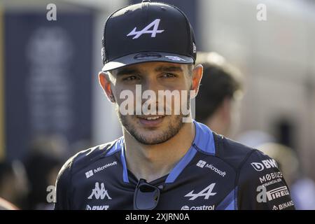 NÂ° 31 Esteban Ocon FRA BWT Alpine F1 Team lors du Grand Prix de Hongrie de formule 1 2024 - pilotes et Paddock, Championnat de formule 1 à Mogyorod, Hongrie, le 20 juillet 2024 Banque D'Images