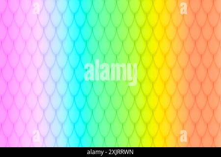 Résumé Rainbow Fish Balance arrière-plan. 3D arrière-plan de l'illustration Banque D'Images