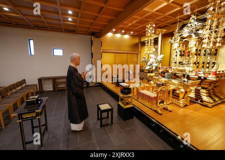 TEMPLE SHINJUKU RURIKO-IN BYAKURENGEDO-DO TOKYO Banque D'Images