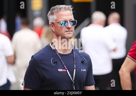 SCHUMACHER Ralf (ger), ancien pilote de F1, portrait lors du Grand Prix de Hongrie de formule 1 2024, 13e manche du Championnat du monde de formule 1 2024 du 19 au 21 juillet 2024 sur le Hungaroring, à Mogyorod, Hongrie Banque D'Images