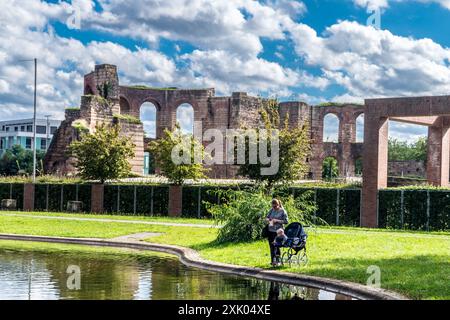 Kaiserthermen, bains romains impériaux de Trèves, 300-316 ce, Trèves, Rhénanie-Palatinat, Allemagne Banque D'Images