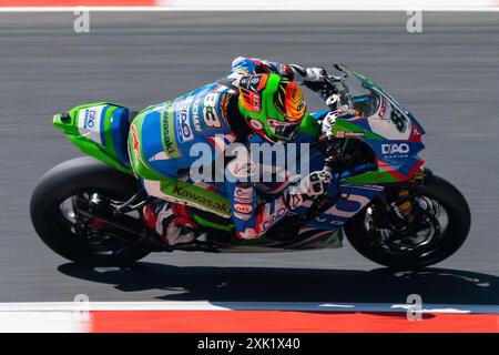 Danny Buchan British Super Bikes lors du FP1 à Brands Hatch 2024 Banque D'Images