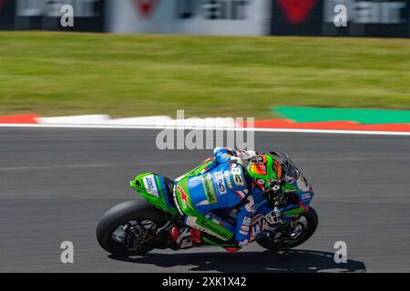 Danny Buchan British Super Bikes lors du FP1 à Brands Hatch 2024 Banque D'Images