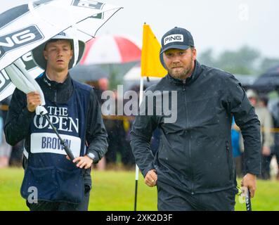 Troon, Écosse, Royaume-Uni. 20 juillet 2024. La troisième manche du 152e championnat Open se tient au parcours de golf Royal Troon. Pic ; Daniel Brown. Iain Masterton/Alamy Live News Banque D'Images