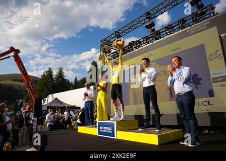 Tour de, France. , . Tadej Pogacar (SLO - UAE Team Emirates) - photokei Tsuji/Pool/GodingImages crédit : Peter Goding/Alamy Live News Banque D'Images