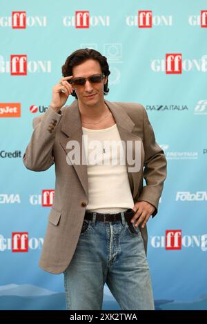 Giffoni Valle Piana, Italie. 20 juillet 2024. Dario Aita assiste à la photocall au 54e Giffoni film Festival 2024 le 20 juillet 2024 à Giffoni Valle Piana, Italie. Crédit : Nicola Ianuale/Alamy Live News Banque D'Images