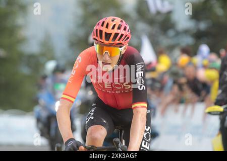 Carlos Rodriguez Espagne Ineos Grenadiers Tour de France 2024 Banque D'Images