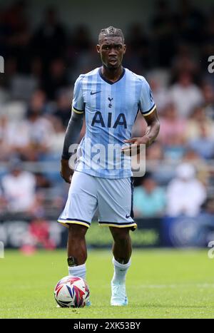Londres, Royaume-Uni. 20 juillet 2024. Yves Bissouma de Tottenham lors du match amical de pré-saison au Kiyan Prince Foundation Stadium, à Londres. Le crédit photo devrait se lire comme suit : David Klein/Sportimage crédit : Sportimage Ltd/Alamy Live News Banque D'Images
