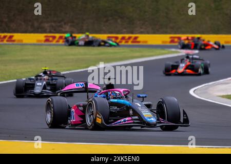 01 MARTINS Victor (fra), ART Grand Prix, Dallara F2 2024, action lors de la 9ème manche du Championnat FIA de formule 2 2024 du 19 au 21 juillet 2024 sur le Hungaroring, à Mogyorod, Hongrie Banque D'Images