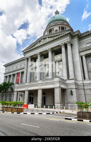 Façade de la National Gallery Singapour Banque D'Images