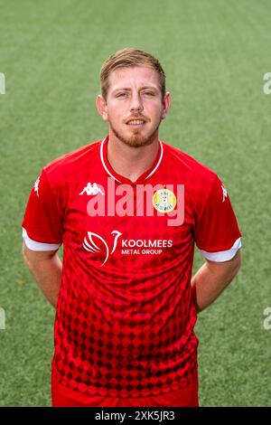 Hendrik Ido Ambacht, pays-Bas. 20 juillet 2024. HENDRIK-IdO-AMBACHT, PAYS-BAS - 20 JUILLET : Jeffrey Verkerk de l'ASWH lors d'un appel photo de l'ASWH au Sportpark Schildman le 20 juillet 2024 à Hendrik-Ido-Ambacht, pays-Bas. (Photo de René Nijhuis/Orange Pictures) crédit : Orange pics BV/Alamy Live News Banque D'Images