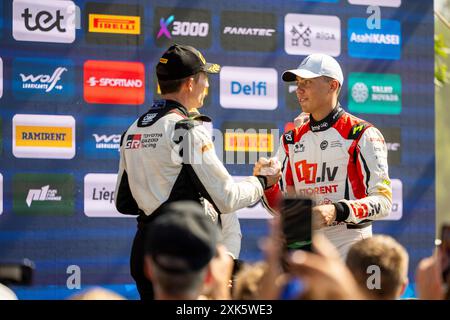 Liepaja, Lettonie. 21 juillet 2024. SESKS Mārtiņš, Ford Puma Rally1, portrait pendant le Rallye, Lettonie. , . WRC World Rally car Championship, du 18 au 21 juillet 2024 à Liepaja, Lettonie - photo Nikos Katikis/DPPI crédit : DPPI Media/Alamy Live News Banque D'Images