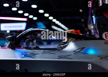 Londres, Royaume Uni. 21 juillet 2024. MORTARA Edoardo (SWI), Mahindra Racing, Mahindra M9Electro, portrait lors de l'ePrix de Hankook Londres 2024, 10e meeting du Championnat du monde ABB FIA Formula E 2023-24, sur l'Excel Londres du 18 au 21 juin 2024 à Londres, Royaume-Uni - photo Javier Jimenez/DPPI crédit : DPPI Media/Alamy Live News Banque D'Images