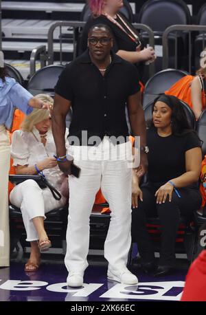 Phoenix, Arizona, États-Unis. 20 juillet 2024. Shannon Sharp au WNBA All Star Game 2024 au Footprint Center à Phoenix, Arizona, le 20 juillet 2024. Crédit : Mpi34/Media Punch/Alamy Live News Banque D'Images