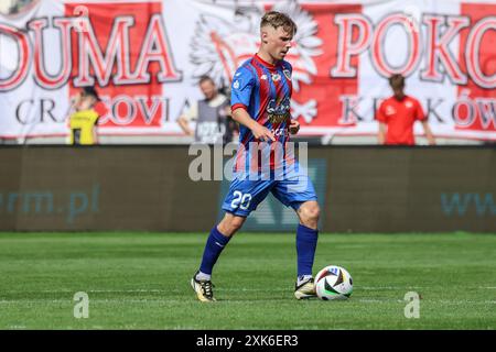 Cracovie, Pologne. 21 juillet 2024. Football 2024 2025 PKO BP Ekstraklasa Cracovia vs Piast Gliwice op : Grzegorz Tomasiewicz crédit : Konrad Swierad/Alamy Live News Banque D'Images