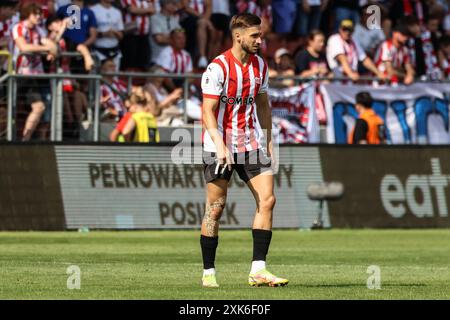 Cracovie, Pologne. 21 juillet 2024. Football 2024 2025 PKO BP Ekstraklasa Cracovia vs Piast Gliwice op : Patryk Janasik crédit : Konrad Swierad/Alamy Live News Banque D'Images