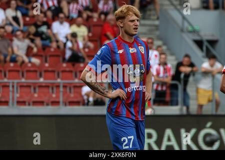 Cracovie, Pologne. 21 juillet 2024. Football 2024 2025 PKO BP Ekstraklasa Cracovia vs Piast Gliwice op : Gabriel Kirejczyk crédit : Konrad Swierad/Alamy Live News Banque D'Images