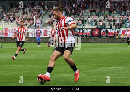 Cracovie, Pologne. 21 juillet 2024. Football 2024 2025 PKO BP Ekstraklasa Cracovia vs Piast Gliwice op : Benjamin Kallman crédit : Konrad Swierad/Alamy Live News Banque D'Images