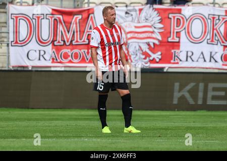 Cracovie, Pologne. 21 juillet 2024. Football 2024 2025 PKO BP Ekstraklasa Cracovia vs Piast Gliwice op : Kamil Glik crédit : Konrad Swierad/Alamy Live News Banque D'Images