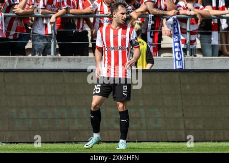 Cracovie, Pologne. 21 juillet 2024. Football 2024 2025 PKO BP Ekstraklasa Cracovia vs Piast Gliwice op : OTAR Kakabadze crédit : Konrad Swierad/Alamy Live News Banque D'Images