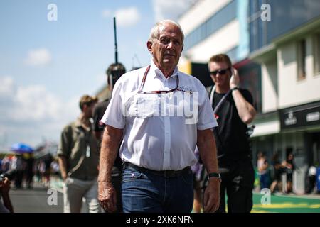 MARKO Helmut (aut), Driversâ manager de Red Bull Racing, portrait lors du Grand Prix de formule 1 de Hongrie 2024, 13e manche du Championnat du monde de formule 1 2024 du 19 au 21 juillet 2024 sur le Hungaroring, à Mogyorod, Hongrie Banque D'Images