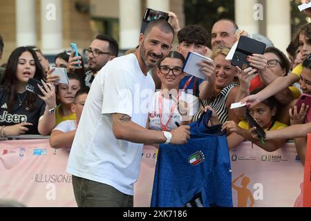 Giffoni Valle Piana, Italie. 21 juillet 2024. ***** Participe à la photocall au 54e Festival du film de Giffoni 2024 le 21 juillet 2024 à Giffoni Valle Piana, Italie. Crédit : Nicola Ianuale/Alamy Live News Banque D'Images