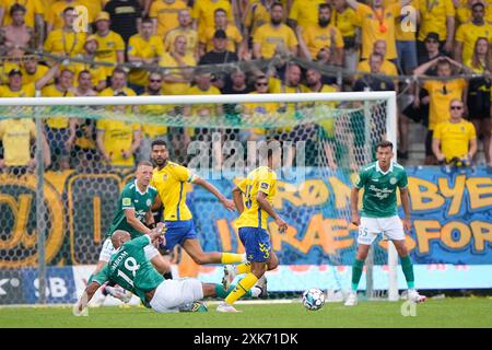 Viborg, Danemark. 21 juillet 2024. Match de Superliga entre Viborg FF et Broendby IF à Energi Viborg Arena le dimanche 21 juillet 2024. (Photo : Bo Amstrup/Scanpix 2024) crédit : Ritzau/Alamy Live News Banque D'Images
