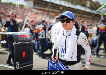 TSUNODA Yuki (JAP), Visa Cash App RB F1 Team VCARB 01, portrait lors du Grand Prix de formule 1 de Hongrie 2024, 13e manche du Championnat du monde de formule 1 2024 du 19 au 21 juillet 2024 sur le Hungaroring, à Mogyorod, Hongrie - photo Antonin Vincent/DPPI crédit : DPPI Media/Alamy Live News Banque D'Images