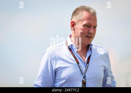 VERSTAPPEN Jos (Ned), père de Max, portrait lors du Grand Prix de Hongrie de formule 1 2024, 13e manche du Championnat du monde de formule 1 2024 du 19 au 21 juillet 2024 sur le Hungaroring, à Mogyorod, Hongrie Banque D'Images