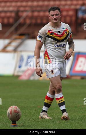 Bradford, Royaume-Uni. 21 juillet 2024. Bartercard Odsal Stadium, Bradford, West Yorkshire, 21 juillet 2024. Betfred Championship Bradford Bulls vs York City Knights Jordan Lilley of Bradford Bulls Credit : Touchlinepics/Alamy Live News Banque D'Images