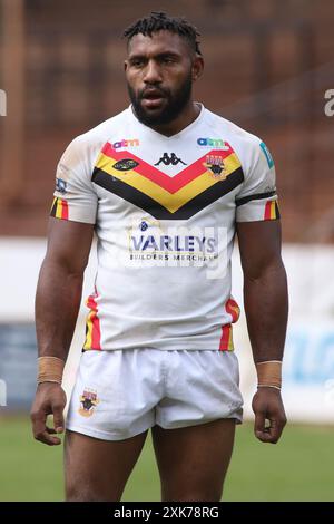 Bradford, Royaume-Uni. 21 juillet 2024. Bartercard Odsal Stadium, Bradford, West Yorkshire, 21 juillet 2024. Betfred Championship Bradford Bulls vs York City Knights Keven Appo of Bradford Bulls Credit : Touchlinepics/Alamy Live News Banque D'Images