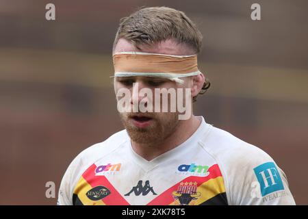 Bradford, Royaume-Uni. 21 juillet 2024. Bartercard Odsal Stadium, Bradford, West Yorkshire, 21 juillet 2024. Betfred Championship Bradford Bulls vs York City Knights Sam Hallas de Bradford Bulls crédit : Touchlinepics/Alamy Live News Banque D'Images