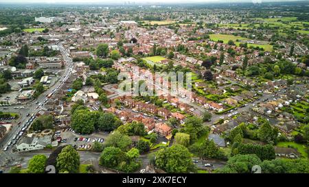 Hazel Grove à Stockport Banque D'Images