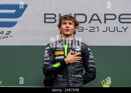 Mogyorod, Hongrie, 21 juillet 2024, Andrea Kimi Antonelli , présent jour de course, 13e manche du championnat de formule 1 2024. Crédit : Michael Potts/Alamy Live News Banque D'Images