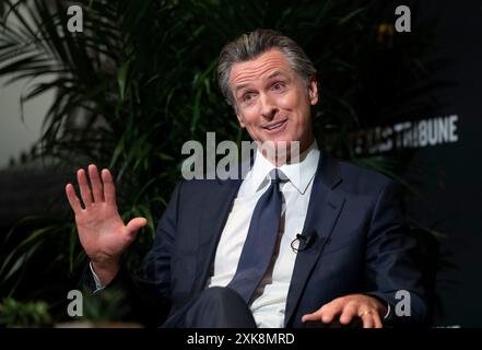 Austin, Texas, États-Unis. 24 septembre 2022. Le gouverneur démocrate de Californie, GAVIN NEWSOM, parle de l'état de la politique américaine lors d'une séance d'interview au Texas Tribune Festival annuel. Newsom, un ancien maire de San Fransisco, est mentionné comme candidat à la présidentielle américaine de 2024. (Crédit image : © Bob Daemmrich/ZUMA Press Wire) USAGE ÉDITORIAL SEULEMENT! Non destiné à UN USAGE commercial ! Banque D'Images