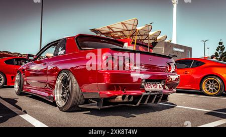 Gold Coast, Queensland, Australie - Nissan GTR R32 car Banque D'Images