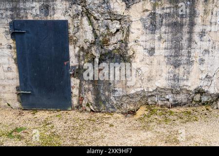 Le site du bunker Assenois à Fortin Boggess à Bastogne Banque D'Images