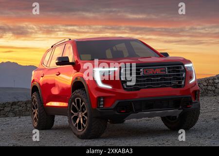 Acadia 2024 de GMC – VUS intermédiaire Banque D'Images