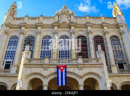 Le Musée Révolution de Cuba, situé dans ce qui était l'ancien Palais présidentiel jusqu'à Fulgencio Batista Banque D'Images